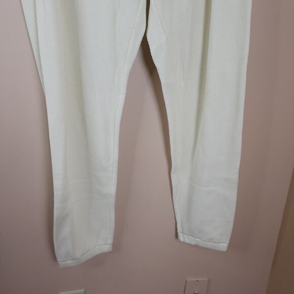 SKIMS Waffle Jogger Lounge Pants in Cream Size 4X - Picture 4 of 8